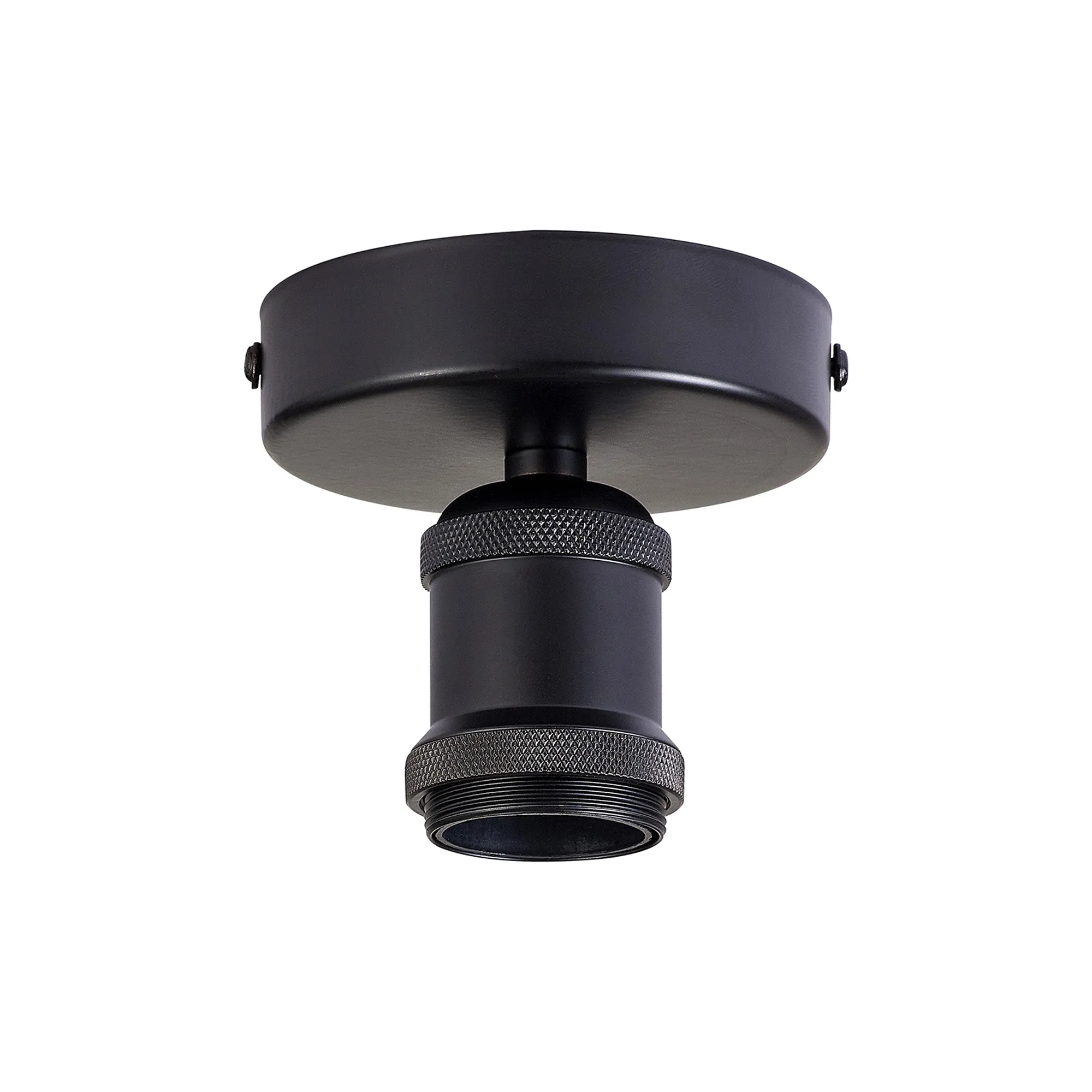 D0736  Dreifa 10cm Ceiling Light, 1 x E27, Matt Black